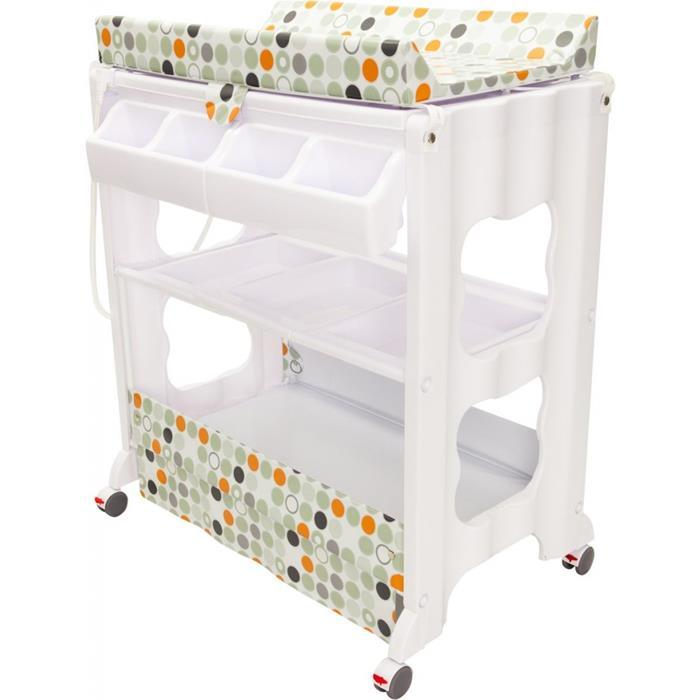 Infa Secure Cosmo Baby Bath & Change Centre - Orange Circle - Aussie Baby