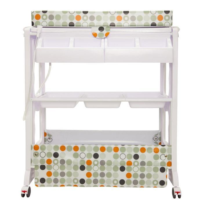 Infa Secure Cosmo Baby Bath & Change Centre - Orange Circle - Aussie Baby