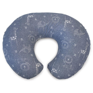 Chicco Boppy Feeding and Infant Support Pillow - Denim Animals - Aussie Baby