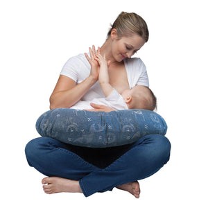 Chicco Boppy Feeding and Infant Support Pillow - Denim Animals - Aussie Baby
