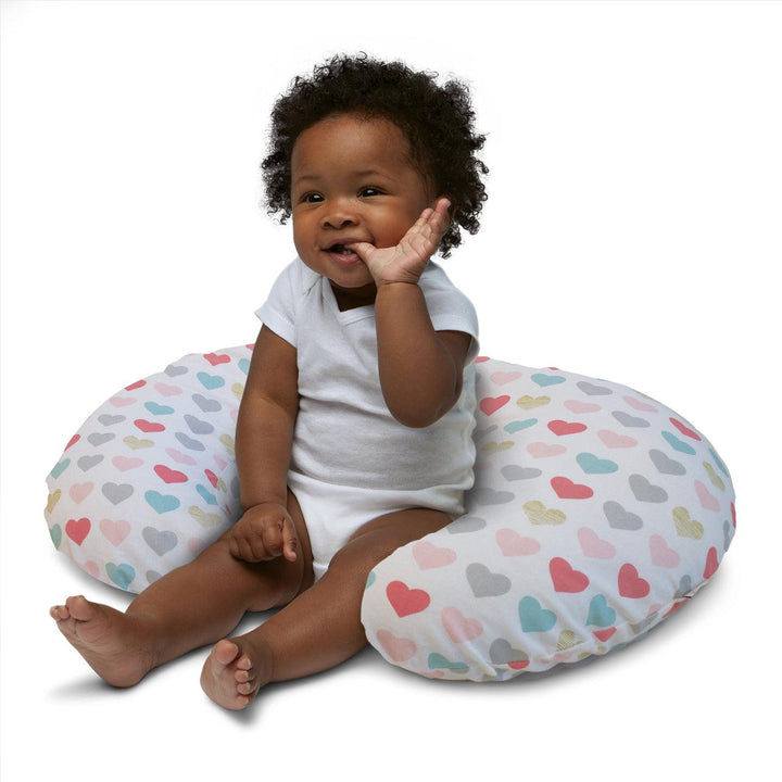 Boppy Luxe Boppy Lounger Hearts Breastfeeding Pillow Boppy Lounger