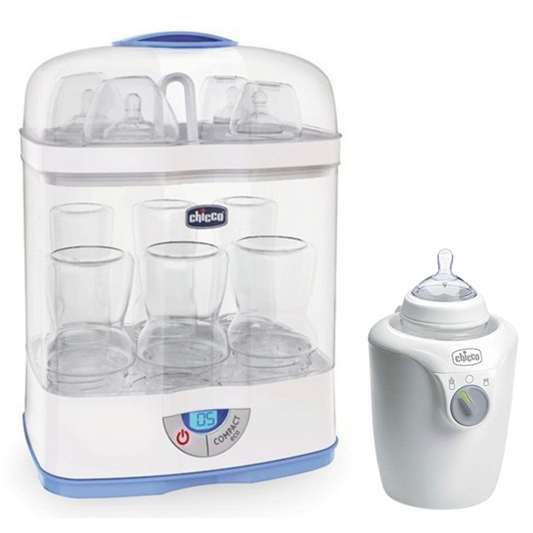 Chicco 3 in 1 Steam Steriliser & Bottle Warmer Package Deal