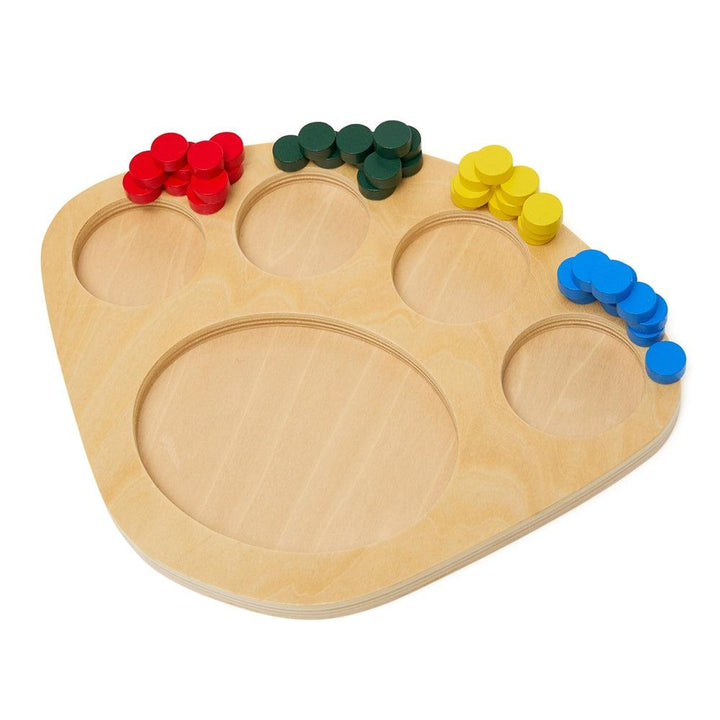 Colourful Dot Sorting Tray - Aussie Baby