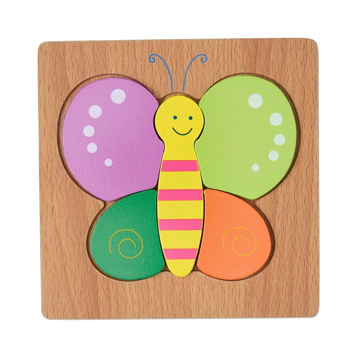 Colourful Five Piece Butterfly Puzzle - Aussie Baby