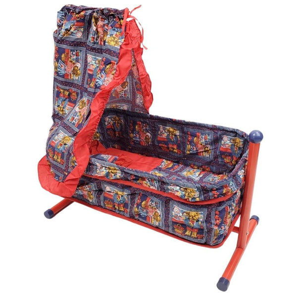 Aussie Baby Doll Rocking Bassinet Toy - Red - Aussie Baby
