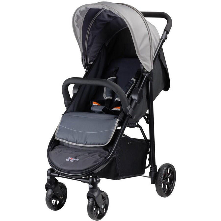 Mother's Choice Grace Stroller 4 Wheel - Dove Grey - Aussie Baby