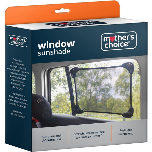 Mother's Choice Pushlock Stretch Sunshade - Aussie Baby