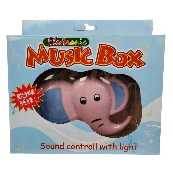 Aussie Baby Nursery Sound Soother Music Box Night Light - Elephant - Aussie Baby