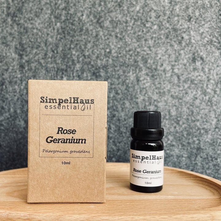 Simpelhaus Rose Geranium Essential Oil 10ml - Aussie Baby