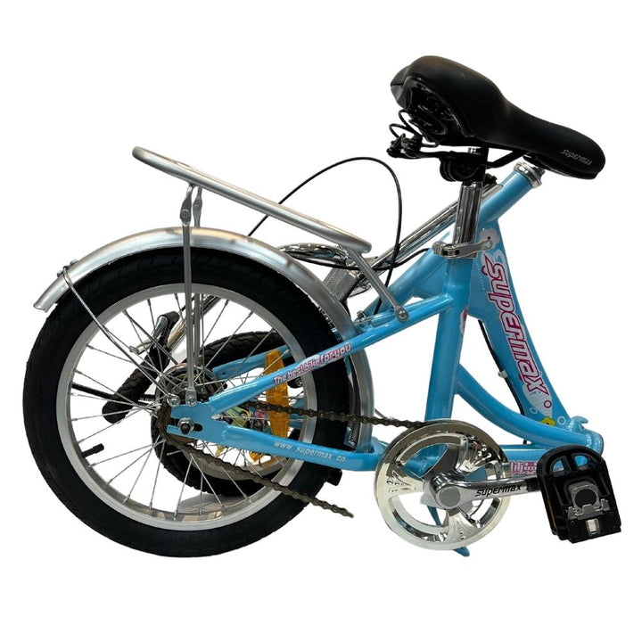 Supermax 16 Inch Foldable Bike - Aqua - Aussie Baby