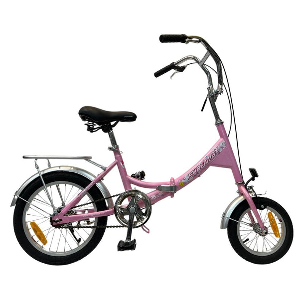 Supermax 16 Inch Foldable Bike - Pink - Aussie Baby