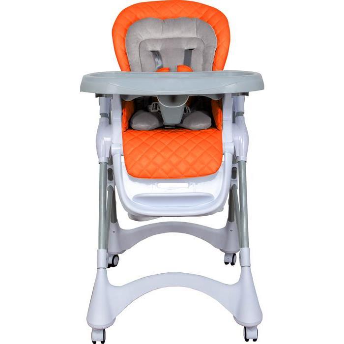 Infa Secure Sedia High/Low Chair - Orange - Aussie Baby