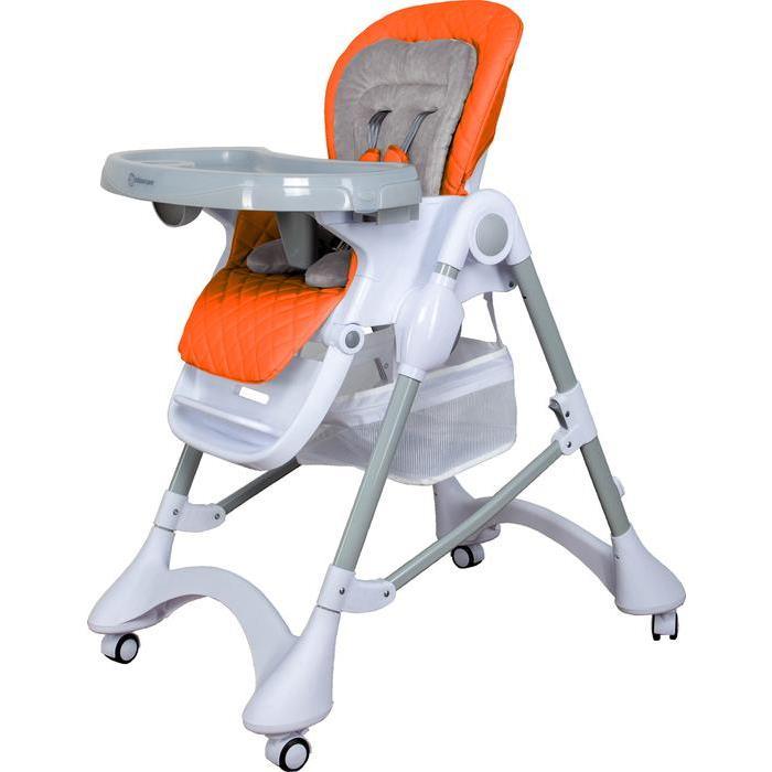 Infa Secure Sedia High/Low Chair - Orange - Aussie Baby