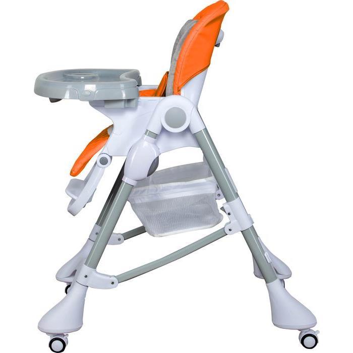 Infa Secure Sedia High/Low Chair - Orange - Aussie Baby