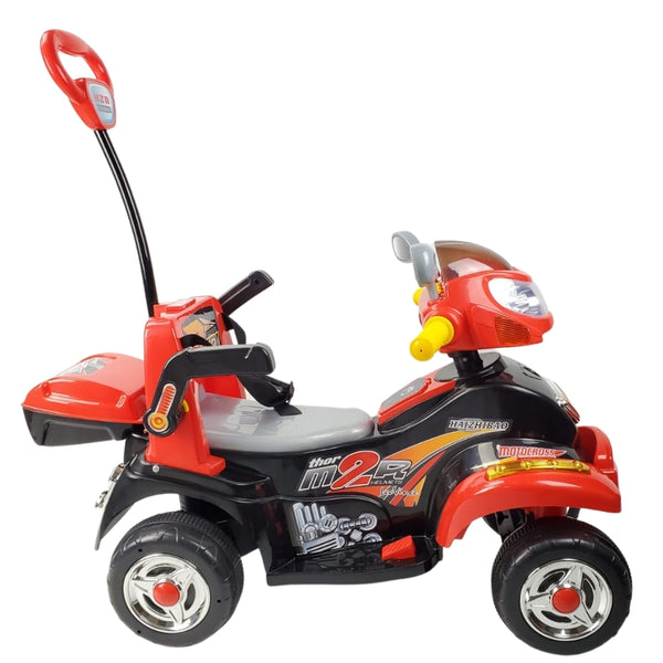 Toddler 6V Electric Ride On Quad Bike with Parent Handle - Aussie Baby