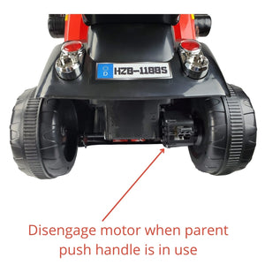 Toddler 6V Electric Ride On Quad Bike with Parent Handle - Aussie Baby