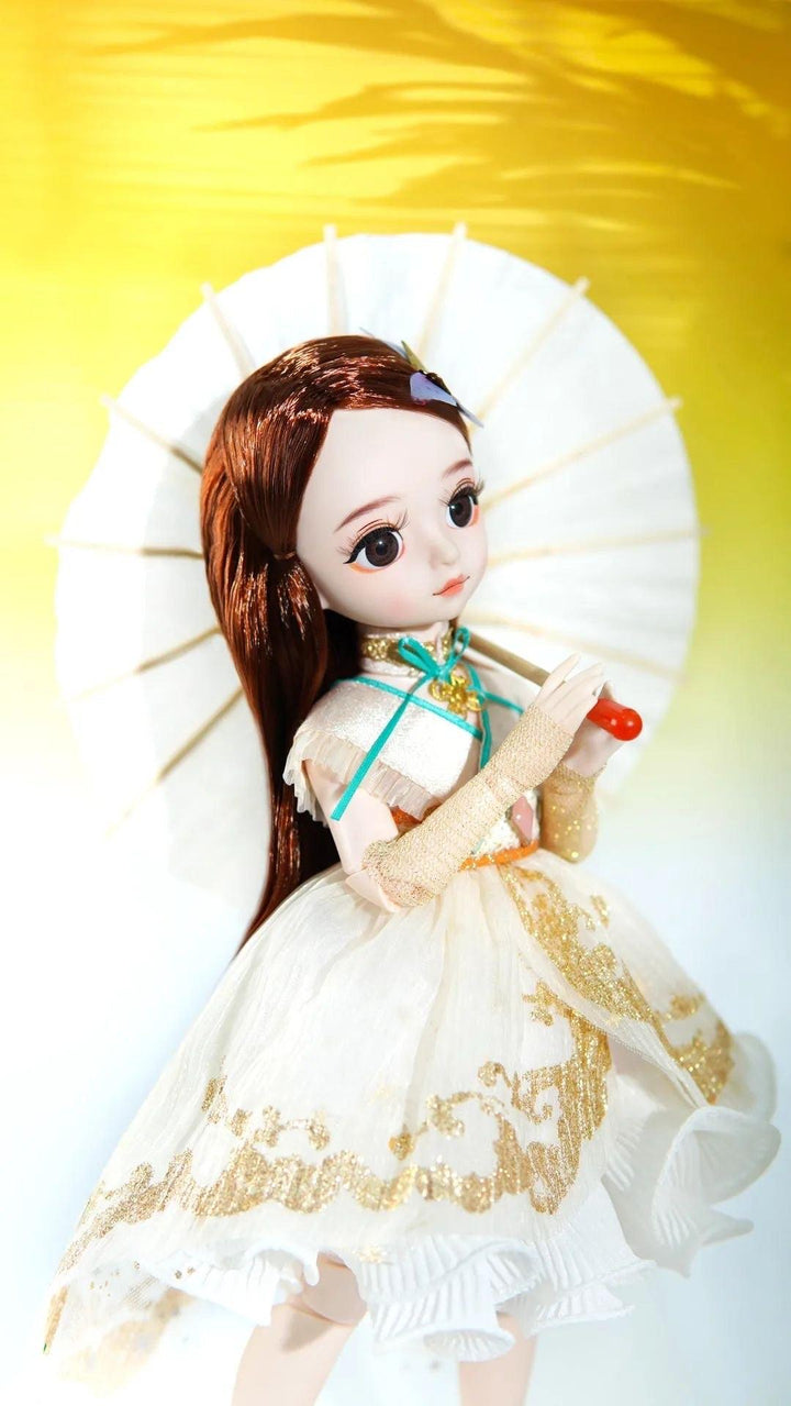 Little Kurhn Royal Palace BJD Doll - Little Kurhn Jade Bowl with Gold Chisel Flowers - Aussie Baby