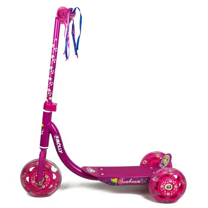 Girls Hot Pink 3 Wheel Scooter - Aussie Baby