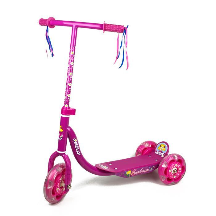 Girls Hot Pink 3 Wheel Scooter - Aussie Baby