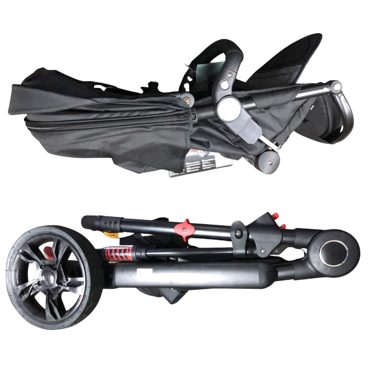 Aussie Baby Explorer 3 Wheels Pram Grey