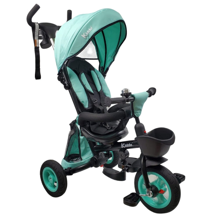 Deluxe Foldable Trike with Parent Control - Aqua - Aussie Baby