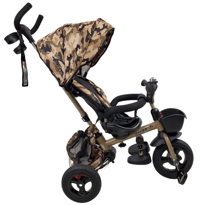 Deluxe Foldable Trike with Parent Control - Army - Aussie Baby