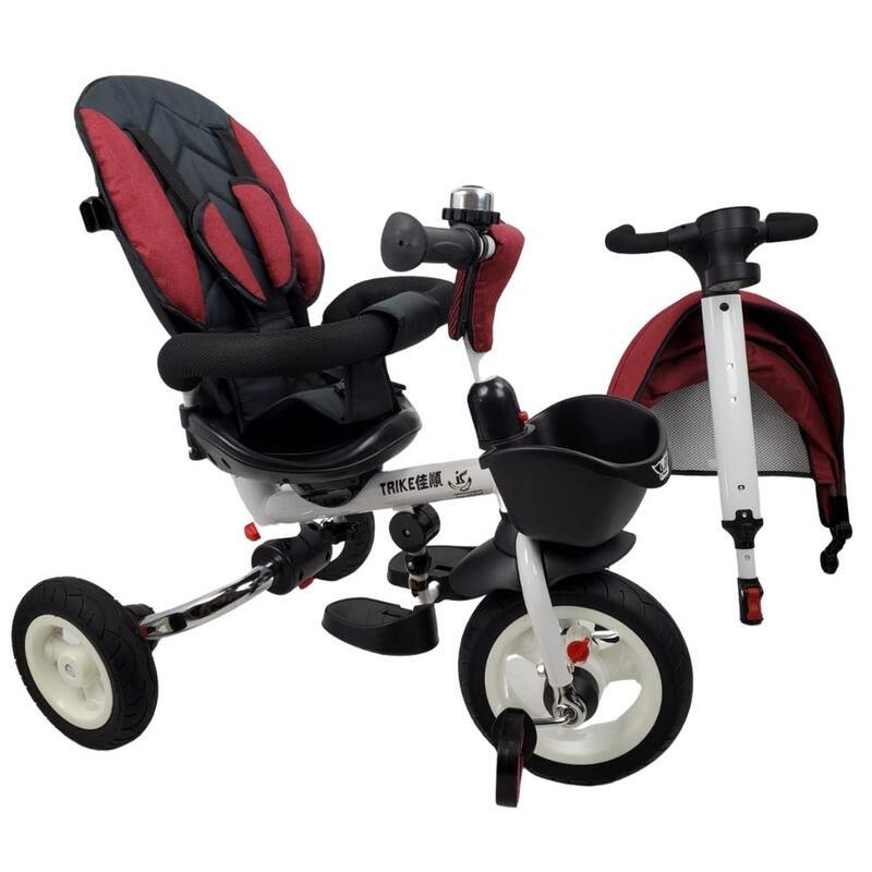 Aussie Baby Deluxe Foldable Convertible Stroller Trike with Parent Control - Aussie Baby