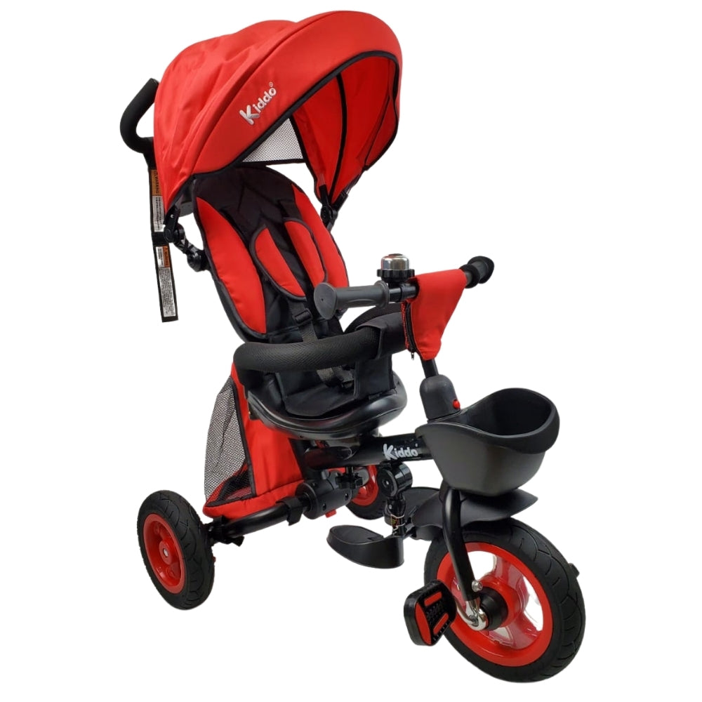 Deluxe Foldable Trike with Parent Control Red Aussie Baby