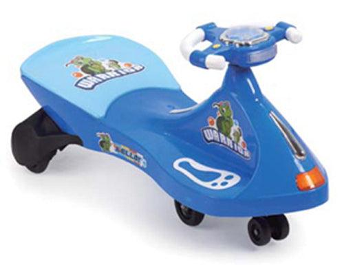 Turtle Warrior Kids Ride On Swing Car - Blue - Aussie Baby