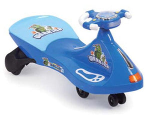 Turtle Warrior Kids Ride On Swing Car - Blue - Aussie Baby