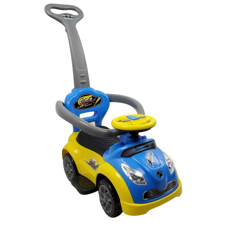 Junior Kids Super Racing Ride On Toy Car - Blue - Aussie Baby