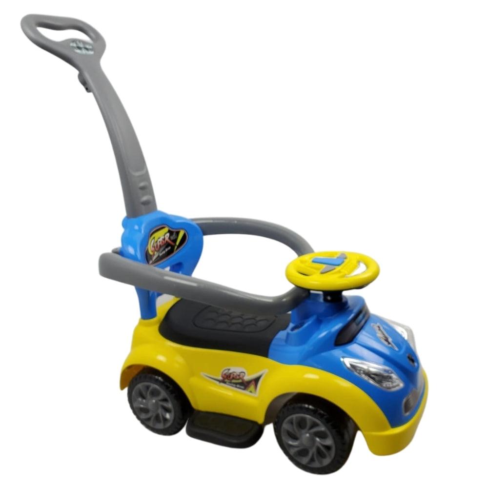 Junior Kids Super Racing Ride On Toy Car - Blue - Aussie Baby