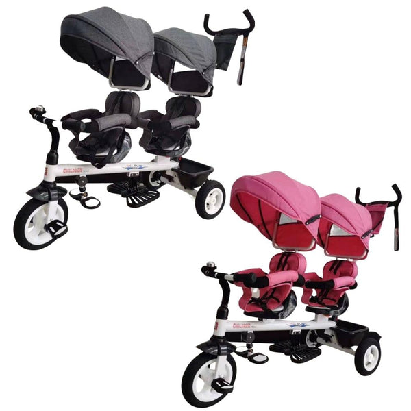 Aussie Baby Double Seats Tandem Stroller Trike - Aussie Baby
