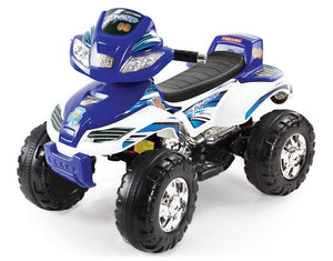 Mini Quad Bike 6V Battery Car - Blue - Aussie Baby