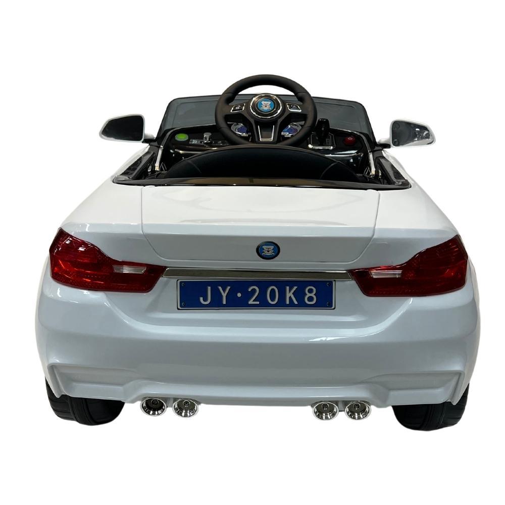 Kids 12V Electric Ride On Car - White - Aussie Baby