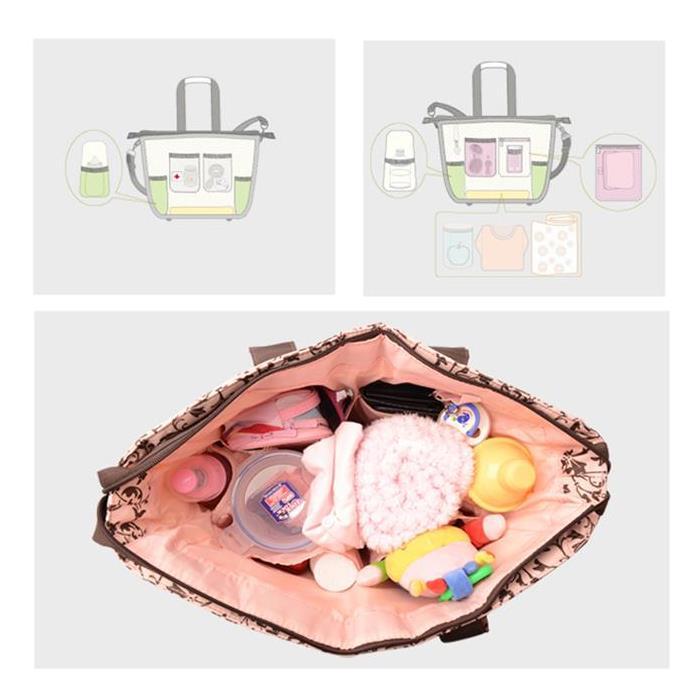 Bellotte Baroque Pink Nappy Bag - Aussie Baby