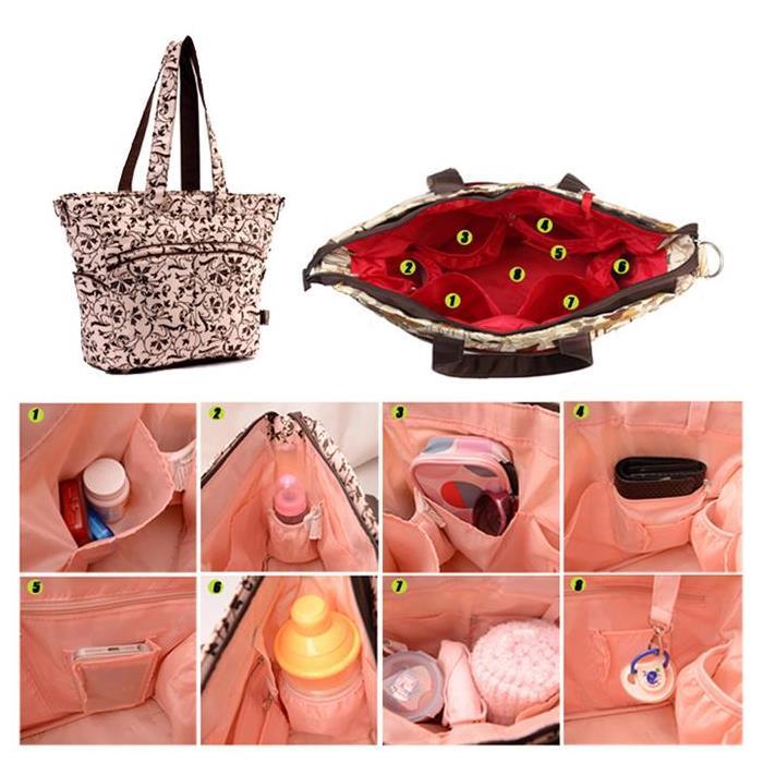 Bellotte Baroque Pink Nappy Bag - Aussie Baby