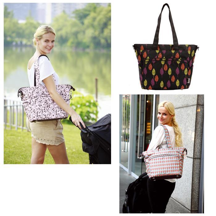 Bellotte Tote Nappy Bag - Autumn Leave - Aussie Baby