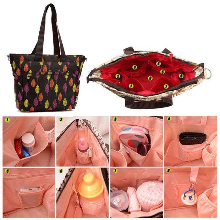 Bellotte Tote Nappy Bag - Autumn Leave - Aussie Baby