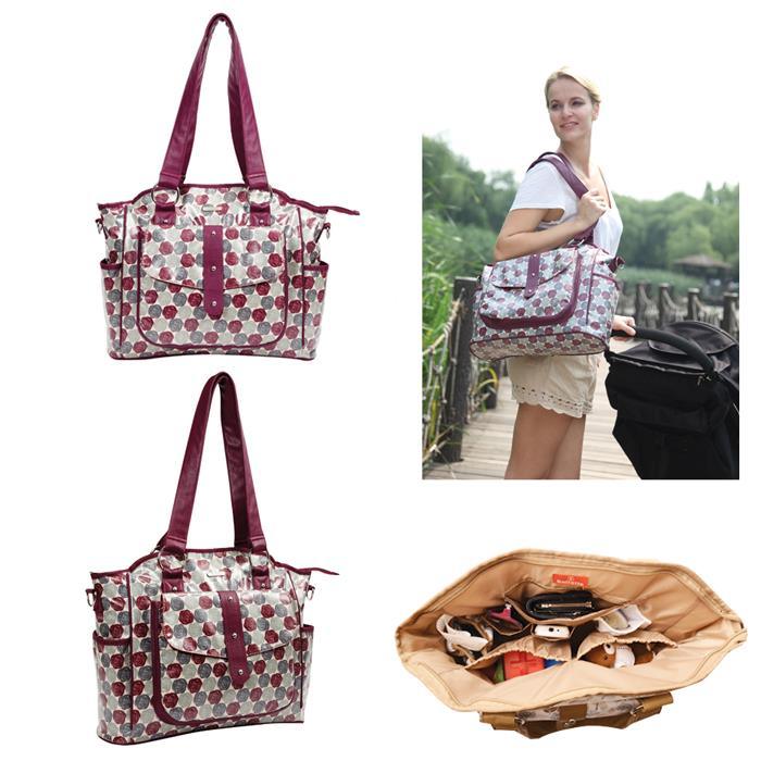 Bellotte Tote Nappy Bag - Autumn Rose - Aussie Baby