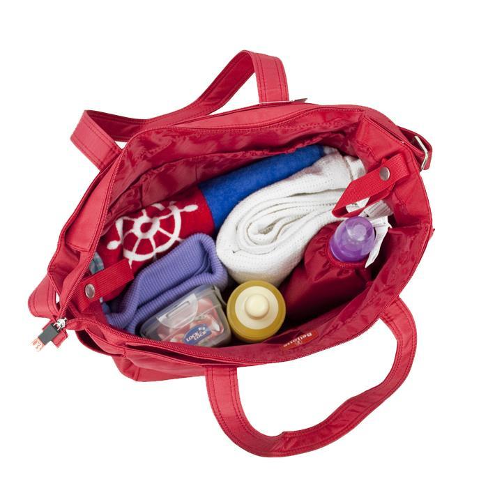 Bellotte Bear Tote Nappy Bag - Red - Aussie Baby