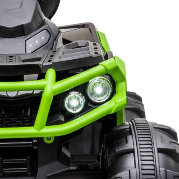 Kids 12V Quad Bike with EVA Wheels - Green - Aussie Baby