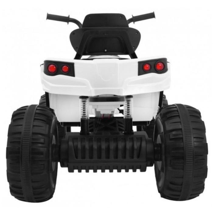 Kids 12V Quad Bike with EVA Wheels - White - Aussie Baby