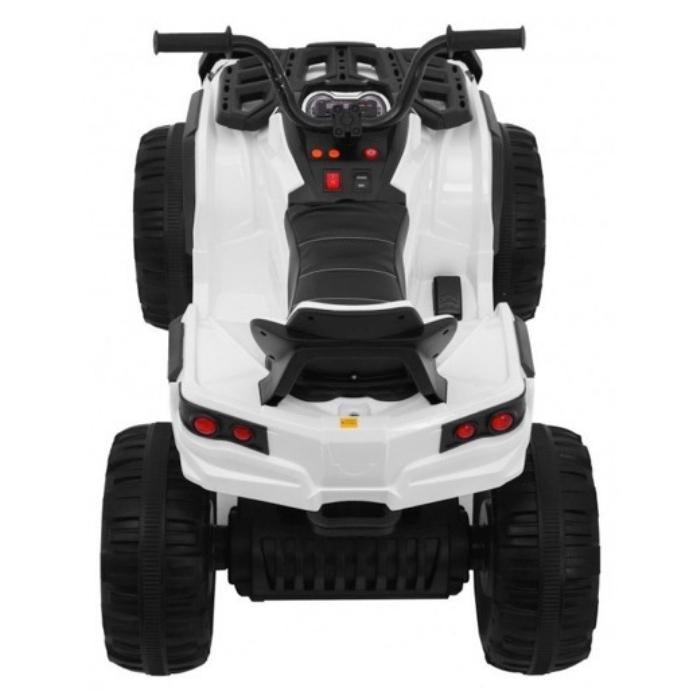Kids 12V Quad Bike with EVA Wheels - White - Aussie Baby