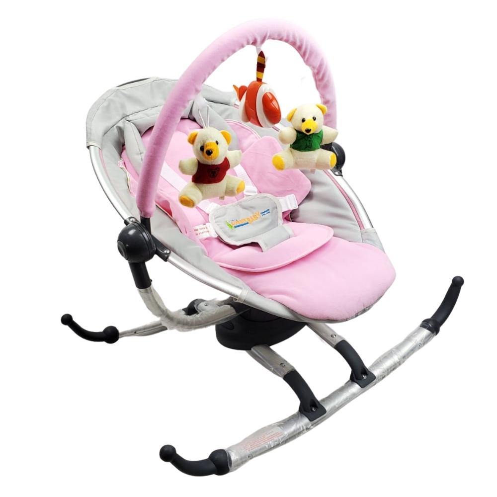 Aussie Baby Rotating Baby Rocker - Pink - Aussie Baby