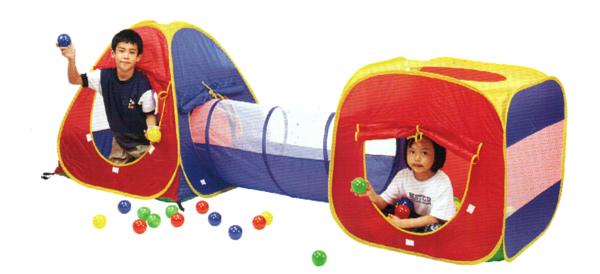 Ball House & Tunnel with 100 Soft Balls - Aussie Baby