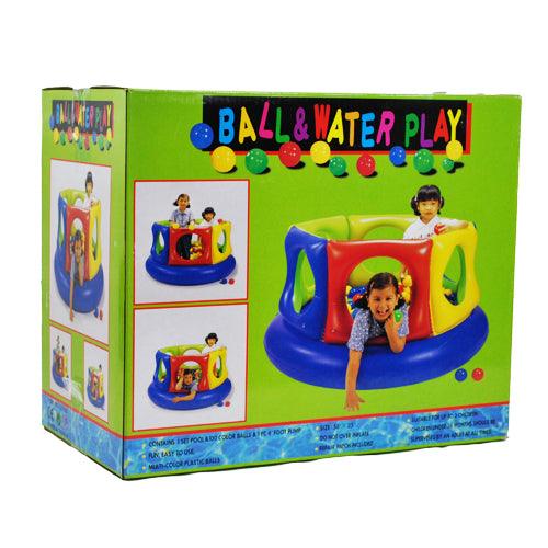Inflatable Water Ball Pool with 100 Soft Balls - Aussie Baby