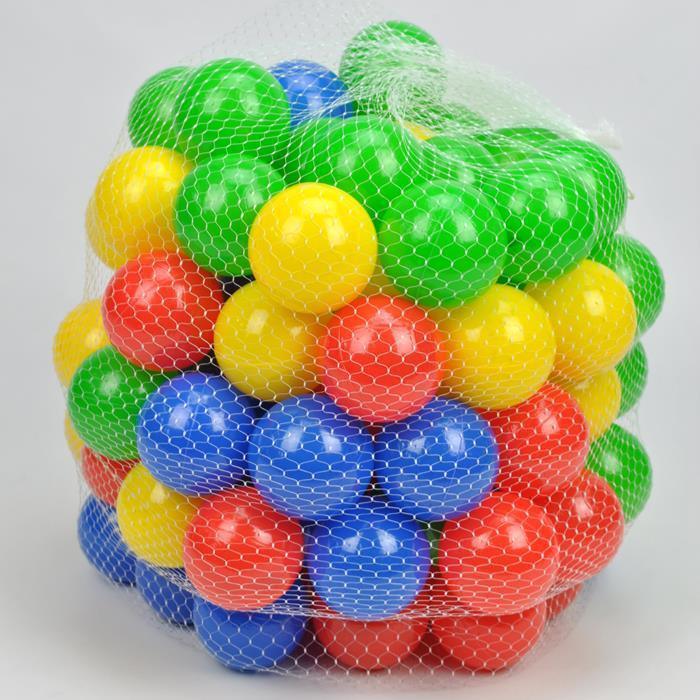 Indoor Outdoor 100 Colour Plastic Soft Play Balls - Playpen Tent Cubby House - Aussie Baby