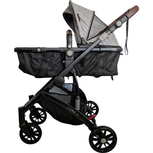 Aussie Baby Luna Stroller - Grey - Aussie Baby