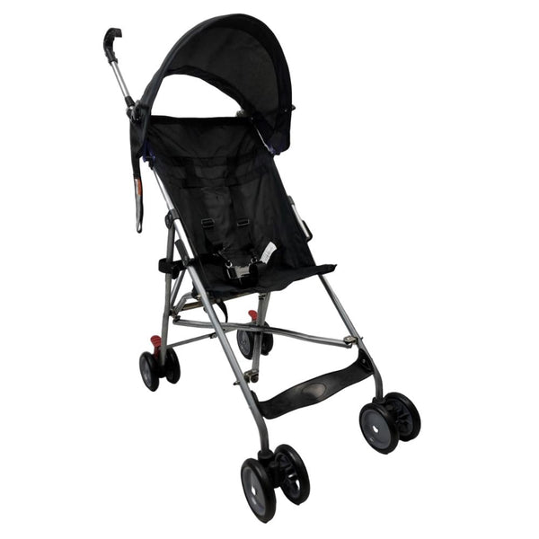 Aussie Baby Lightweight Upright Stroller - Black - Aussie Baby